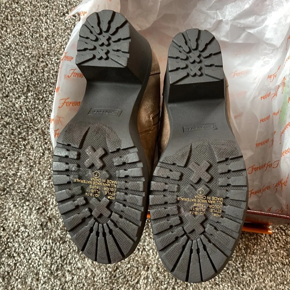 Forever tan suede ankle boots - Picture 5 of 5